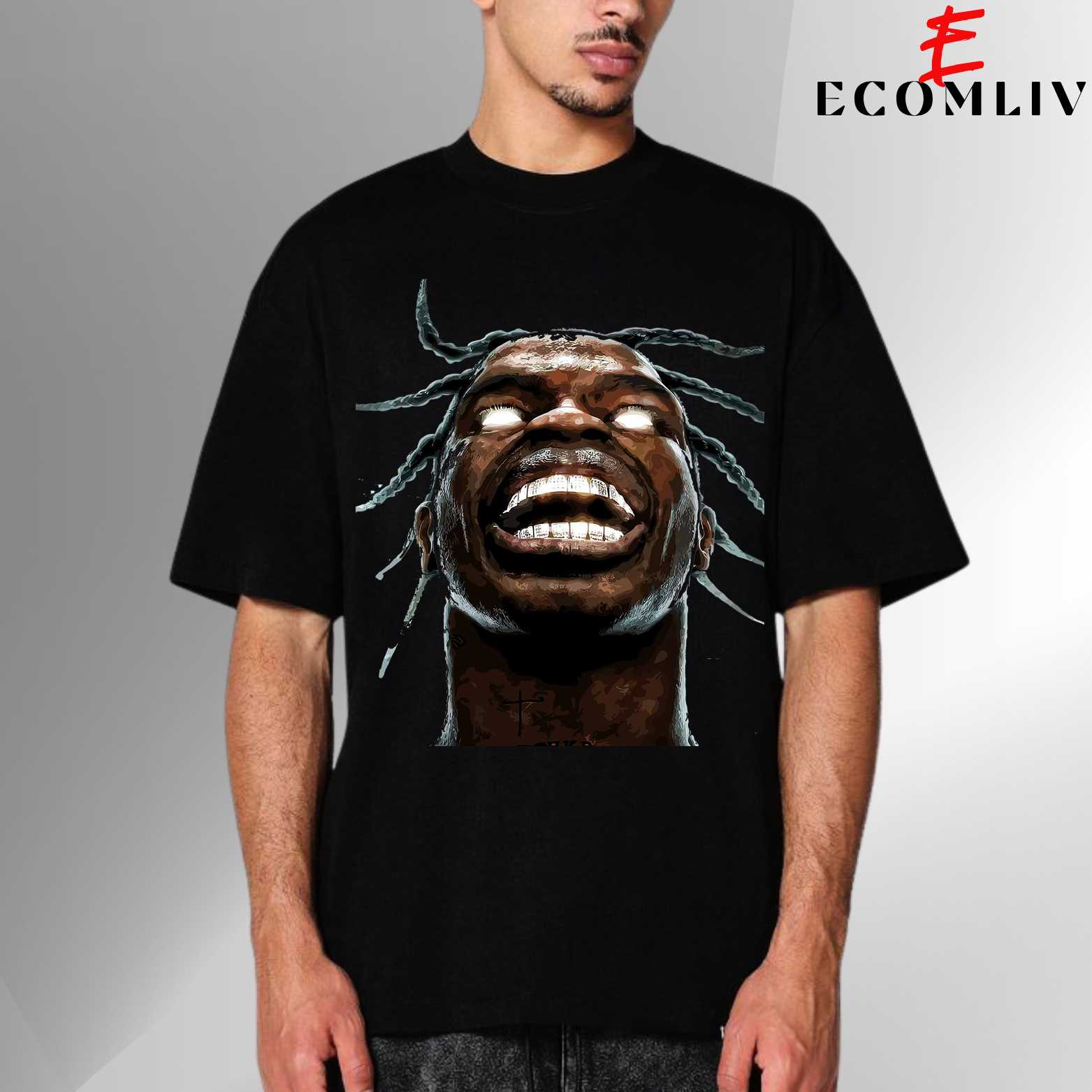Travis Scott Meme T-Shirt, Funny Rap Tee, Viral Hip Hop Shirt